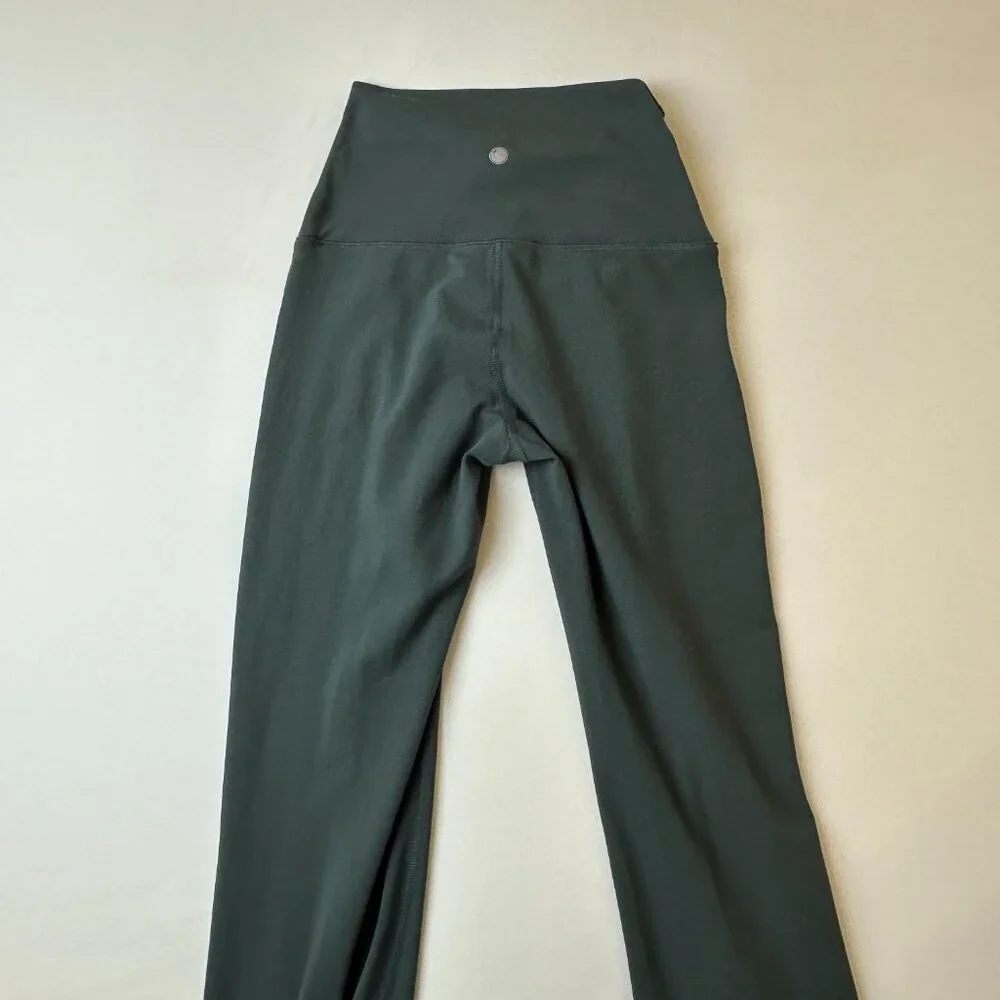 Yogalicious Pants Womens XS Green High Rise Flare Leg Yoga Leggings Athletic - Picture 10 of 11